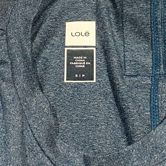 Lole slate green long sleeve with embellished peekaboo back size small - Picture 3 of 4